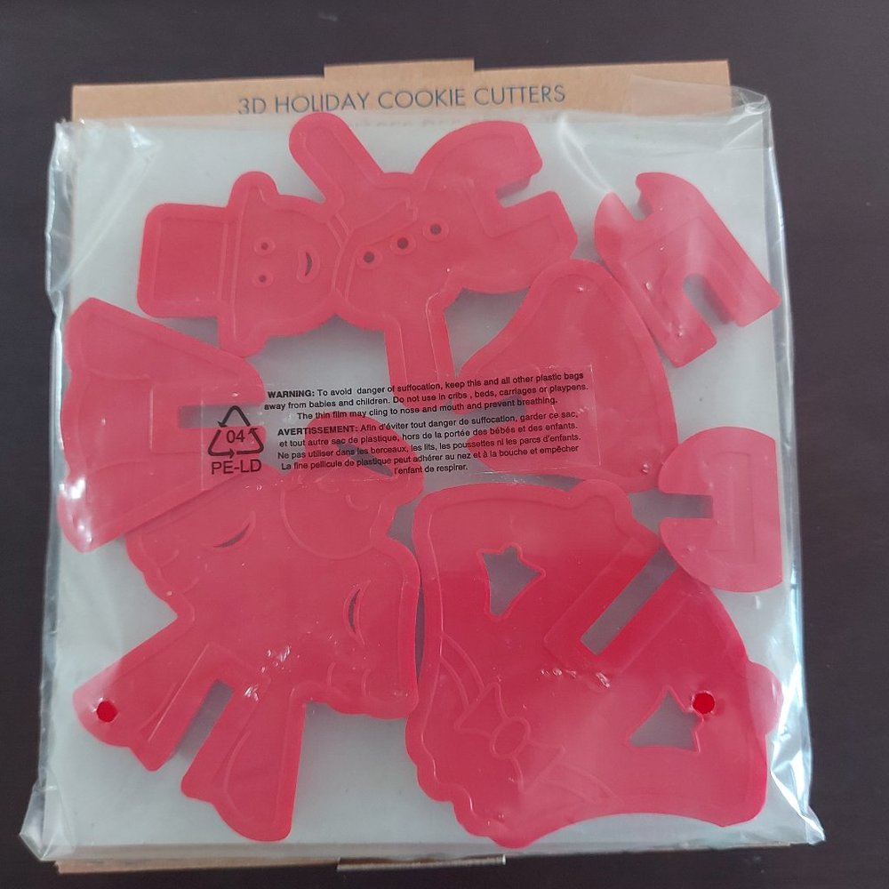 💥3/$10💥 3D Christmas Cookie Cutters